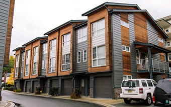 town house construction